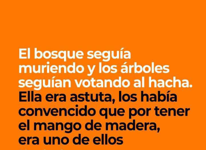 BrigadierPatria's tweet photo. Una Brevísima Fábula
que se explica por sí misma,  reflejando nuestra realidad... https://t.co/8sQnVFXgnC