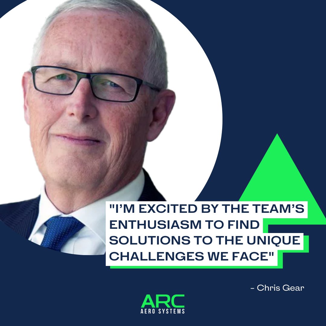 ElectricVTOL: RT <a href="/ArcAerosystems/">ARC Aerosystems</a>: We’re pleased to have welcomed Chris Gear to the team at ARC, joining as a senior advisor. 

Chris has been a key part of the industry for many years, having worked with GKN Aerospace, and FlyZero for the ATI and UK Gove…