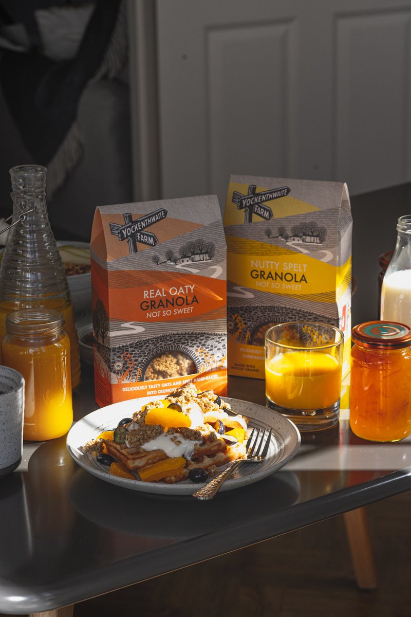 Just thought we'd mention that we've recently launched our lovely new packaging. Have you seen it on any shelves yet?  #breakfast #granola #cereal #yockenthwaitefarm #YORKSHIRE #yorkshiredales #familybusiness