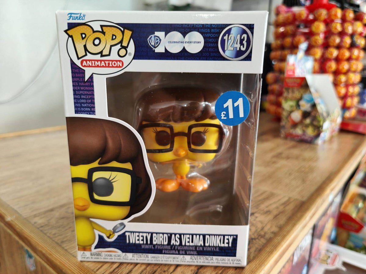 HullPops's tweet image. Solve the mystery of who&apos;s who with Tweety Bird dressed as Velma Dinkly, as part of Warner Bros. 100th anniversary celebrations 

hullpops.co.uk/collections/al…

#popanimation #animation #looneytunes #tweetypie