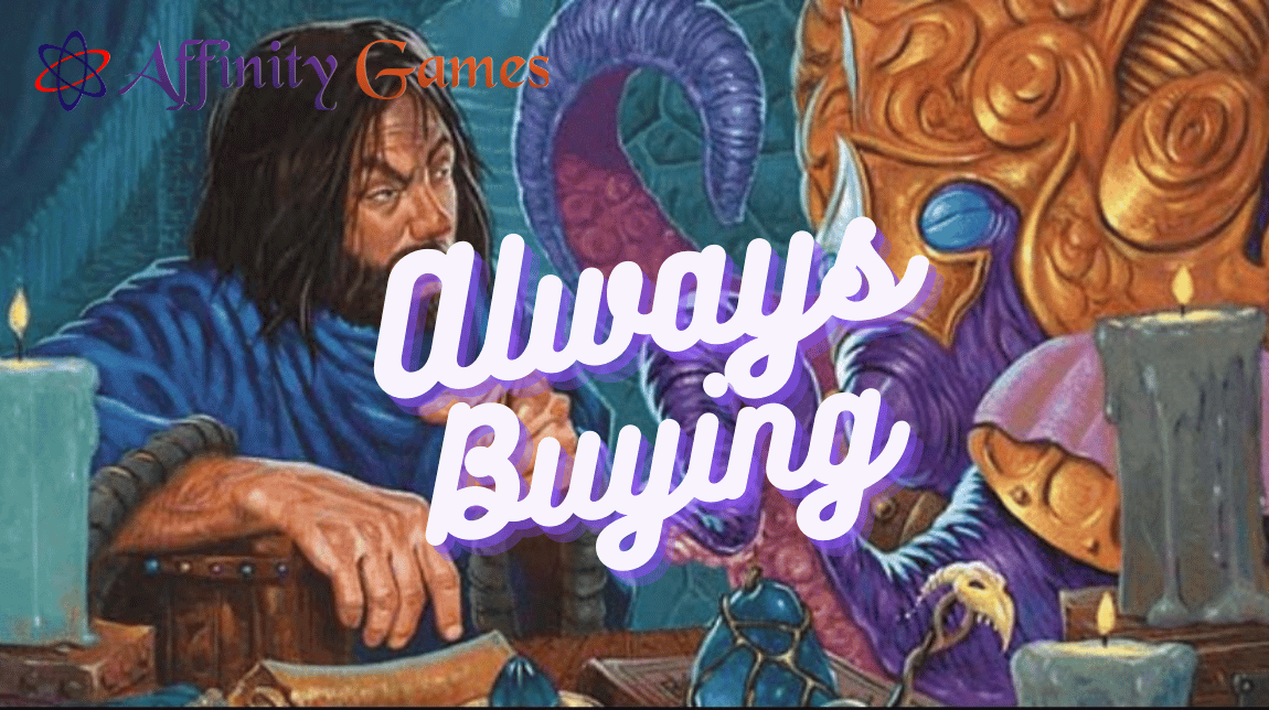 affinityccg's tweet photo. Calling all Planeswalkers! Need extra cash for your futureplans? Whether it's for education or just to treat yourself? Affinity Games is always buying #MTG cards! Send us your list to Support@affinityccg.com  &amp; we'll take care of the rest. Sell us your cards and get paid TODAY! https://t.co/pEfidI5ChF
