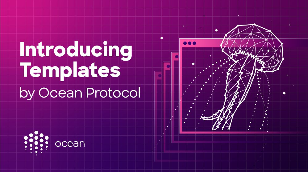 🧵/1

🌊🎉 INTRODUCING OCEAN TEMPLATES 🎉 🌊

A faster &amp; safer way to build custom Web3 applications with road-tested &amp; pre-built solutions!

#oceantemplates are fully open-source and made for those looking to BUIDL...🤫👇