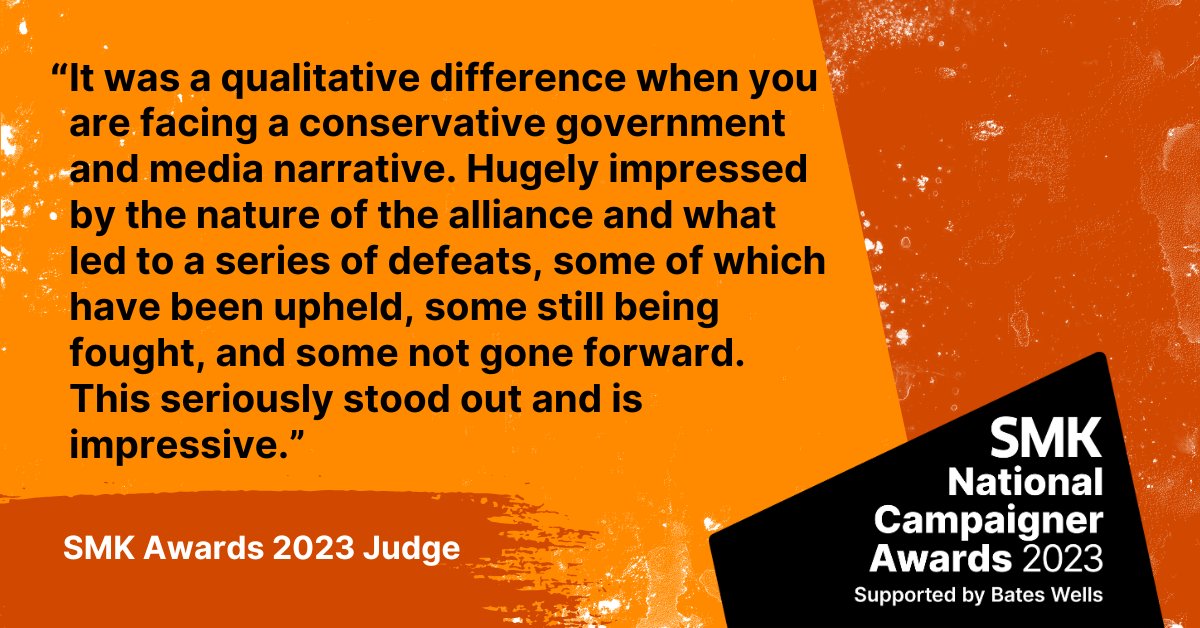 SMKcampaigners's tweet photo. Congratulations to @PoliceBillAll  – shortlisted for Best Coalition in the #SMKAwards2023. 

More details here: https://t.co/FIZD9P7r58 #lovecampaigning https://t.co/xDpI7JeCGq