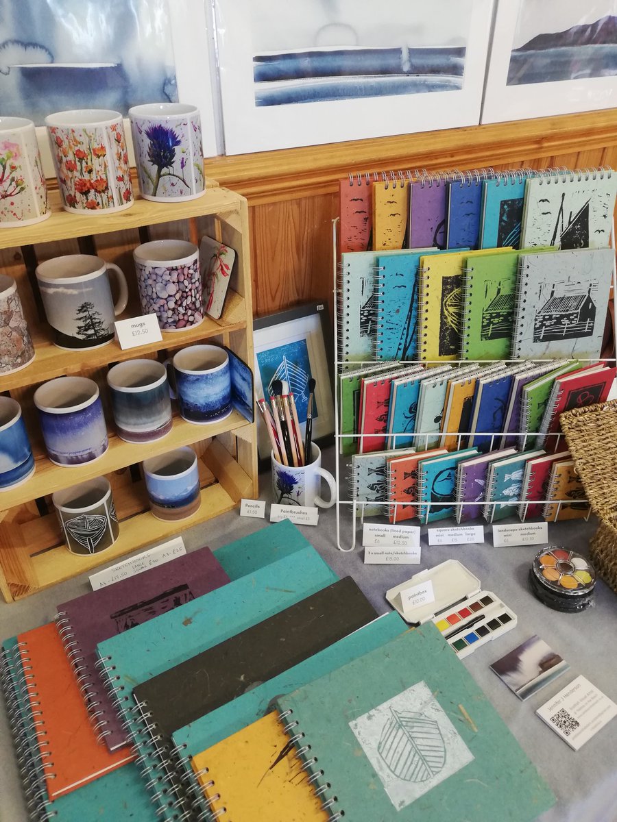 PebblesJennifer's tweet photo. All set up at Poolewe Tuesday Market. Here till 2.30pm. #poolewe #nc500 #localmarket #smallbusiness #scottishart https://t.co/tdICwmhmZx