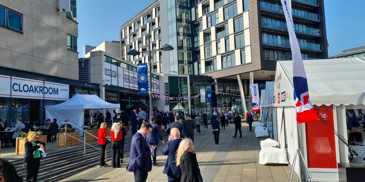 Great to be in God's Own County today....a very sunny #Leeds at #ukreiif. Looking forward to meeting up with colleagues new and old #eenergy #Decarbonisation #netzero