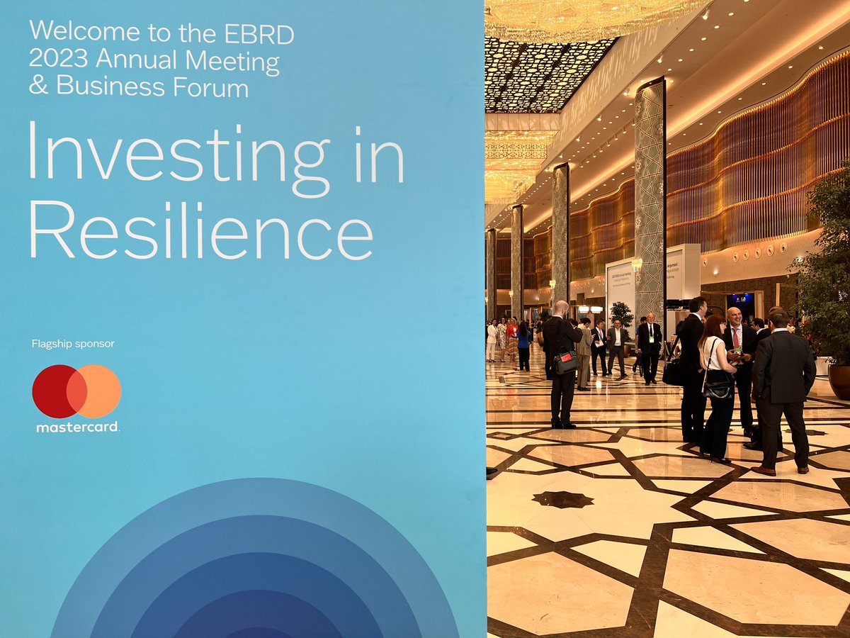 Today, <a href="/EBRD/">The EBRD</a> #AnnualMeeting2023 kicked off in #Samarkand. 50+ events are scheduled for these 3 days. Since the #EBRD reengaged in #Uzbekistan 6 years ago, it has invested €3 bln in 🇺🇿 economy w/a focus on improving the business environment &amp; increasing the private sector’s role.
