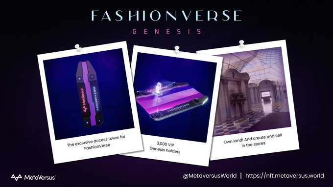 Gelecek birlikte yaratımdır. 

Sizi sadece bir sayı olarak değil, bir ortak olarak görüyoruz. 

Birlikte dijital modanın geleceği için bir vizyon yaratıyoruz. 

#FashionVerse, kolektif hayal gücümüzün bizi nereye götürdüğüne bağlı olarak gelişir.

nft.metaversus.world