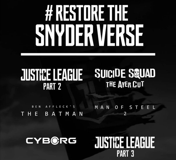 Final few hours to go, if you see this reply with #RestoreTheSnyderVerse @WBD