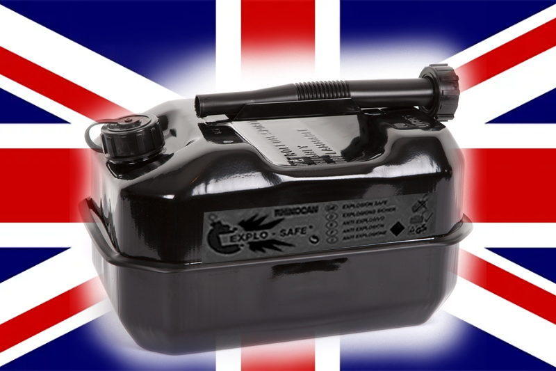 JerryCansUK's tweet photo. Now in stock - selling fast! Rhino 10 Litre Black Explosafe Fuel Can https://t.co/ItLxyoX89e https://t.co/S4ob8ZdcvK