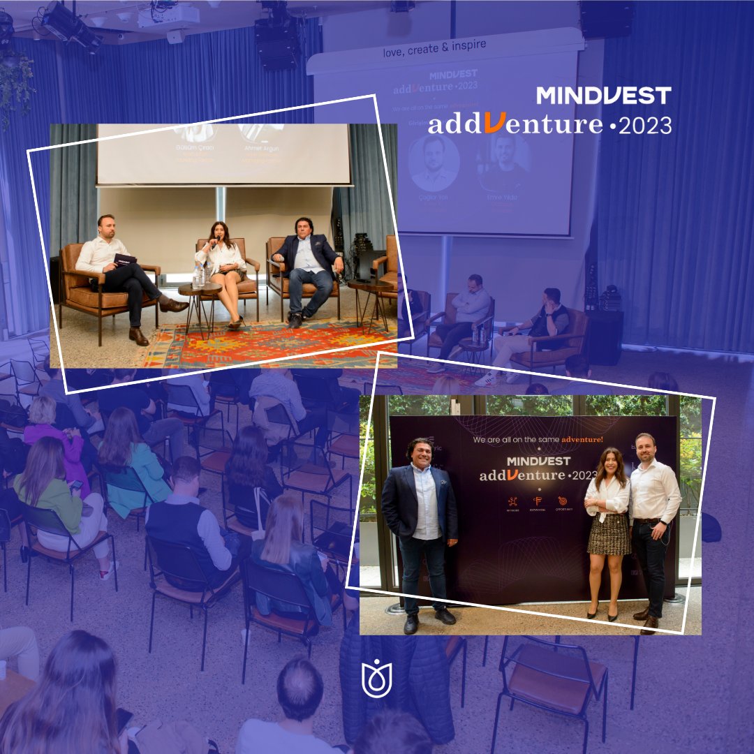 Geçtiğimiz hafta <a href="/mindvestvc/">mindvest.vc</a>'in düzenlendiği addVenture 2023 etkinliğinde dolu dolu girişimcilik konuştuk! 🚀

Kurucu ortağımız <a href="/gulsumciraci/">Gülsüm Çıracı</a> girişimlerin kuruluşundan büyümesine ve fonlanmasına kadar olan tüm süreçlere dair değerli bilgi ve deneyimlerini katılımcılar ile