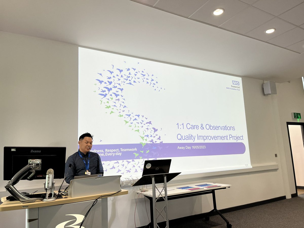 David Thomas (@thomas14_david) on Twitter photo Thank you to James for sharing the QI work on his ward to improve the outcomes associated with 1:1 observation and care. <a href="/SomersetFT/">Somerset NHS Foundation Trust</a> <a href="/hayleypeters/">Hayley Peters RN</a> - working together to help put the correct 1:1 care next to our patients when required. Thank you to James for sharing the QI work on his ward to improve the outcomes associated with 1:1 observation and care. <a href="/SomersetFT/">Somerset NHS Foundation Trust</a> <a href="/hayleypeters/">Hayley Peters RN</a> - working together to help put the correct 1:1 care next to our patients when required.