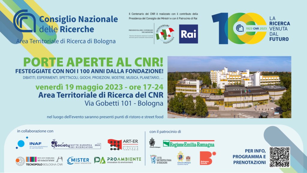 ProambienteLab's tweet photo. 📅 19 maggio
📍CNR - Bologna

Ti aspettiamo per festeggiare i 100 anni del #CNR! 

Vi mostreremo i risultati delle attività di #PROAMBIENTE, ma non solo; potrete anche fruire di contenuti immersivi con visori #3D 👀

Scopri di più e iscriviti 👉 https://t.co/W8LD2JmFLG

#100CNR https://t.co/4ZStb0ZVql