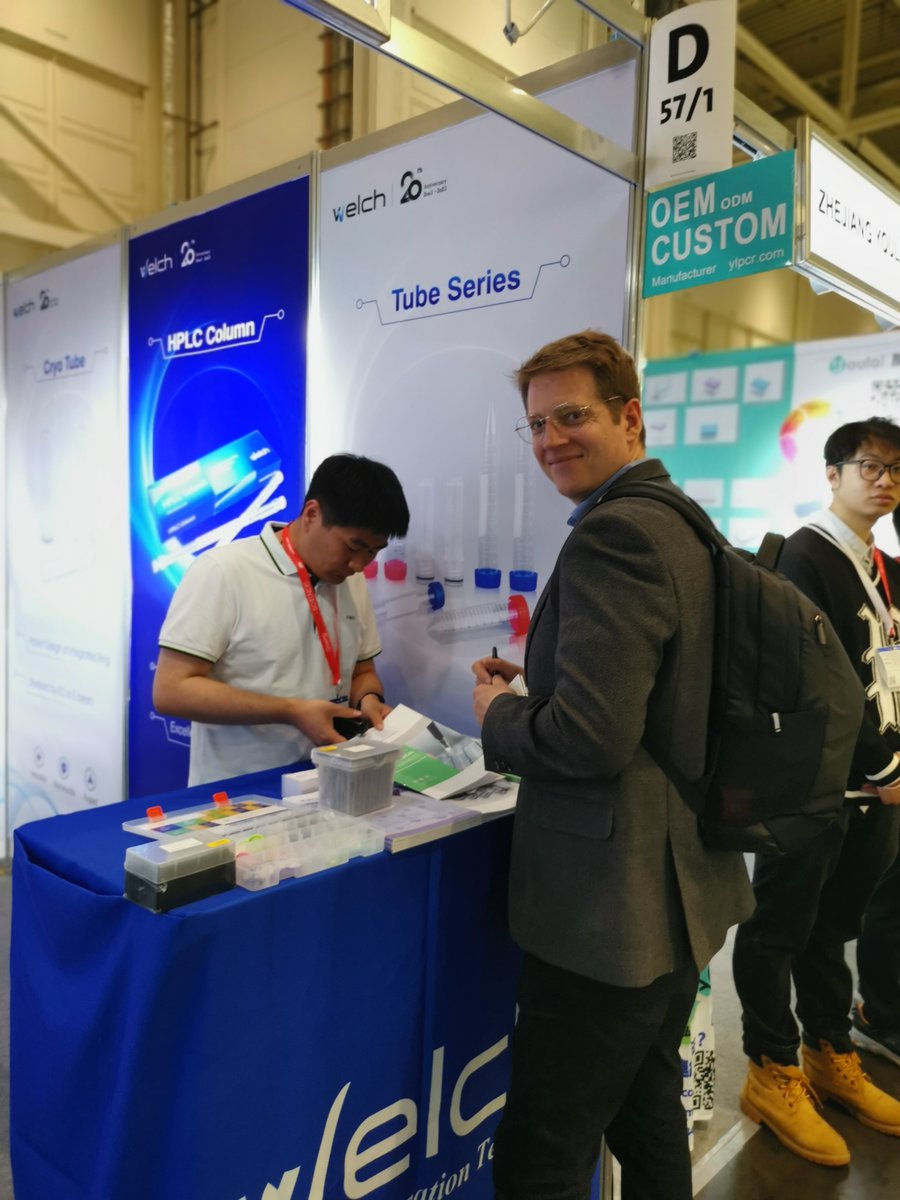 WelchMaterials's tweet image. We thank everyone who visited our booth and showed interest in our offerings. Stay tuned for updates on our future exhibition schedule
Learn more info👇:
welch-us.com/2023-welch-mat…
#Labvolution2023 #digitallab #Column #chromatography #MaterialsScience #labsoftware