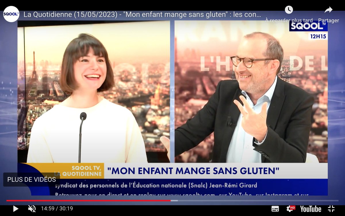 <a href="/davidenkoff/">davidenkoff</a> a interviewé <a href="/CcileGleize/">Cécile Gleize</a> sur <a href="/SQOOL_FR/">SQOOL</a> ! Pourquoi est-il compliqué de manger #sansgluten en #France, comment gérer sa différence... ? Tous ces sujets sont abordés dans le replay de l'émission 👇📺
sqooltv.com/videos/la-quot…