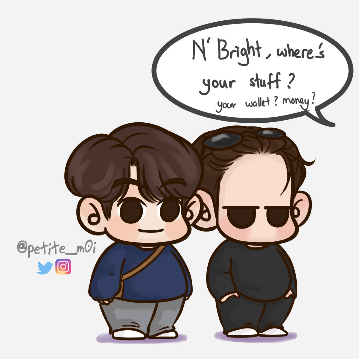 petite_m0i's tweet photo. If N’WIn=P’Baii’s ATM

so basically if you have N’Win, you have P’Baii’s money🌚hohoho~ clever me

#brightwin #snowballpower #ไบร์ทวิน #bbrightvc  #winmetawin #CLIPSTUDIOPAINT  #petitem0i https://t.co/R53FaNFDJD
