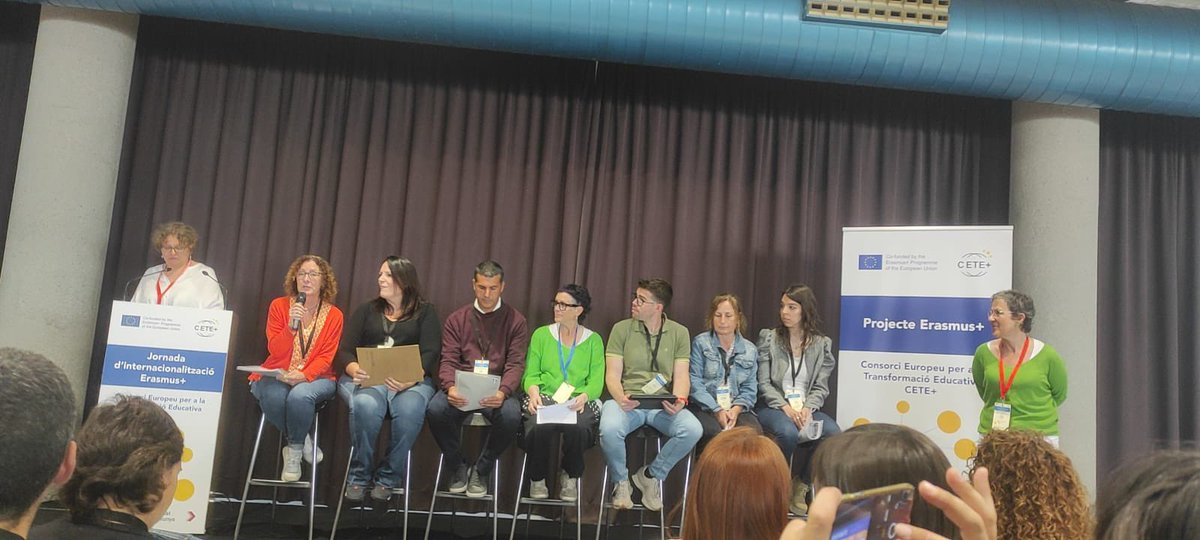 A la Jornada d’Internacionalització Erasmus+ CETE+ . Compartim i fem xarxa. @puntedu <a href="/EUErasmusPlus/">Erasmus+</a> <a href="/sepiegob/">SEPIE</a>