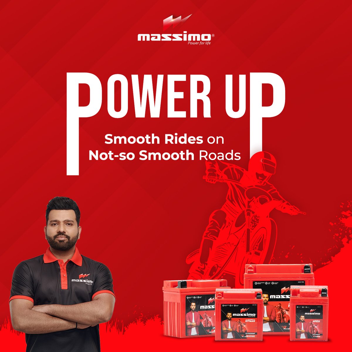 GlobalMassimo's tweet photo. Bike Batteries to get through every extreme weather and work as a performance enhancer to give a pleasant ride.

Website - https://t.co/J3u8GFQysY
Email - info@massimobatteries.com
Toll Free Contact - 1800 890 5676

#MassimoBatteries #massimo #batteries #MassimoGlobal https://t.co/HaM5vq0YSZ