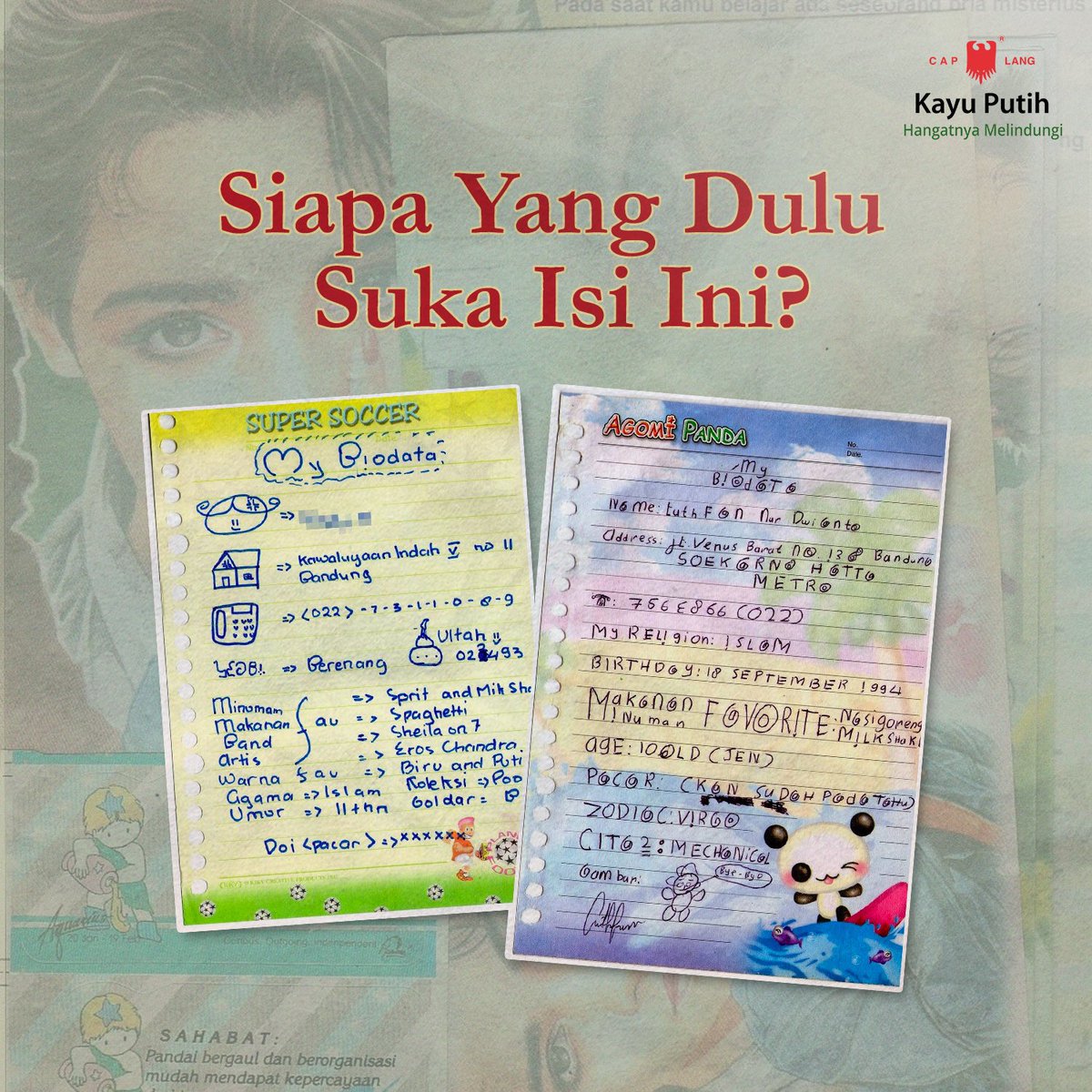 keluargacaplang's tweet photo. Dulu isi biodata di binder sekarang isi biodata di formulir masuk sekolah anak  

#KebiasaanBaikBaiknyaDibiasain
#KeluargaCapLang
#CapLangKayuPutih
#CapLangKayuPutihPlus
#HangatnyaMelindungi https://t.co/2EXQDYRTli