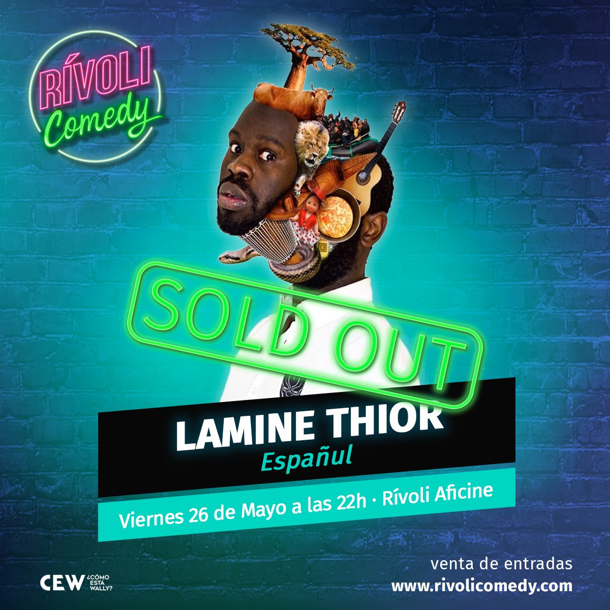 Lo habéis vuelto a hacer. Sala llena para recibir el 'Españul' de <a href="/LamThior/">Lamine Thior</a> ❤️🎙️.

Más shows en rivolicomedy.com

#SoldOut #LamineThior #Españul #RívoliComedy #Malloca #Palma #Comedia #Risas