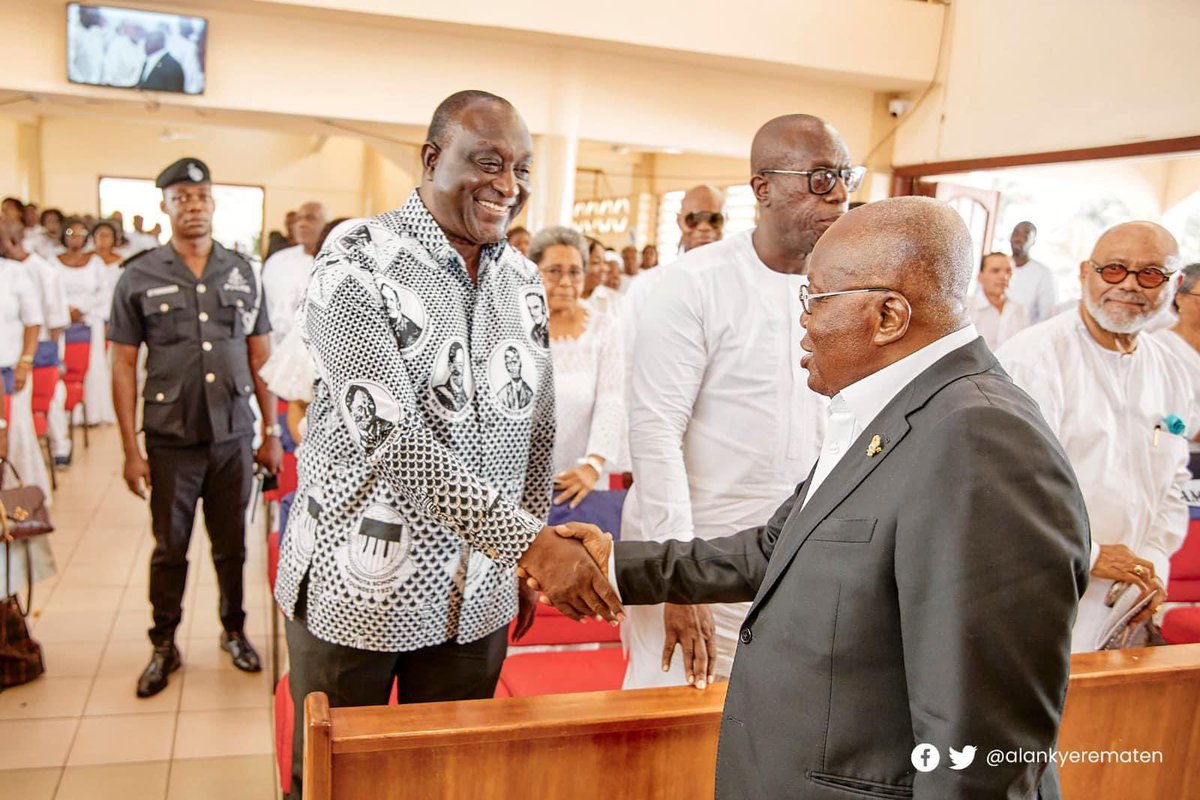 AlanKyerematen's tweet photo. Last Friday, I had the solemn privilege of mourning the passing of the late Prof Edward S. Ayensu. We gathered together in Accra to honour his legacy.

He was a distinguished scholar who dedicated his life to science and sustainable development.  

May his soul rest in peace. https://t.co/a1b3PdiHfA