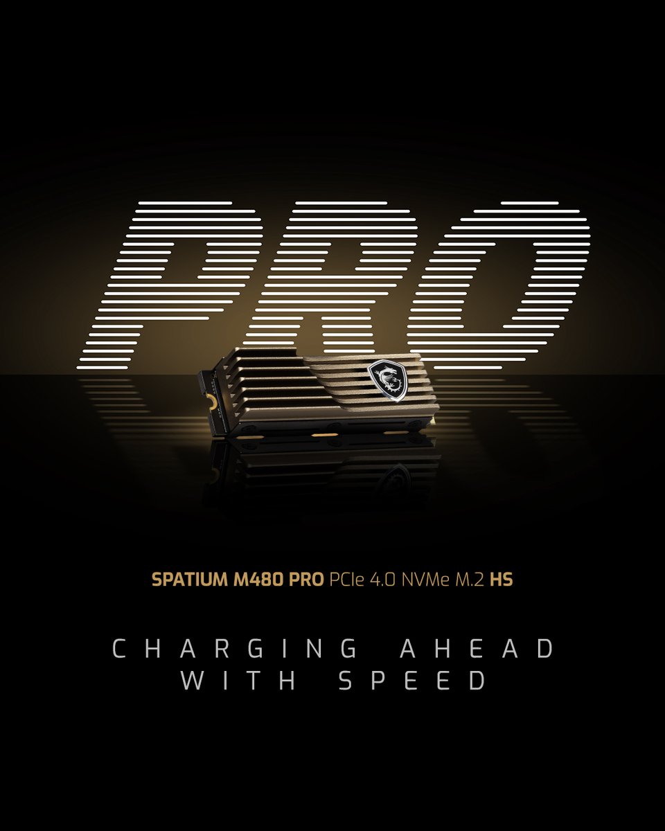 MSIMiddleEast's tweet image. بالفعل تم التأكد من أداء PRO - استمتع باللعب سريع الاستجابة مع بمعدلات تصل إلى 7400/7000 ميجابايت / ثانية - محركات الأقراص SSD SPATIUM عالية السرعة جاهزة. كن على استعداد لتجربة سرعات فائقة!

#SPATIUM #MSIssd #M480pro