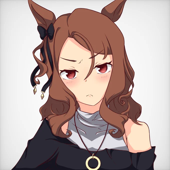 ジト目のキングを描かせて頂きました。
