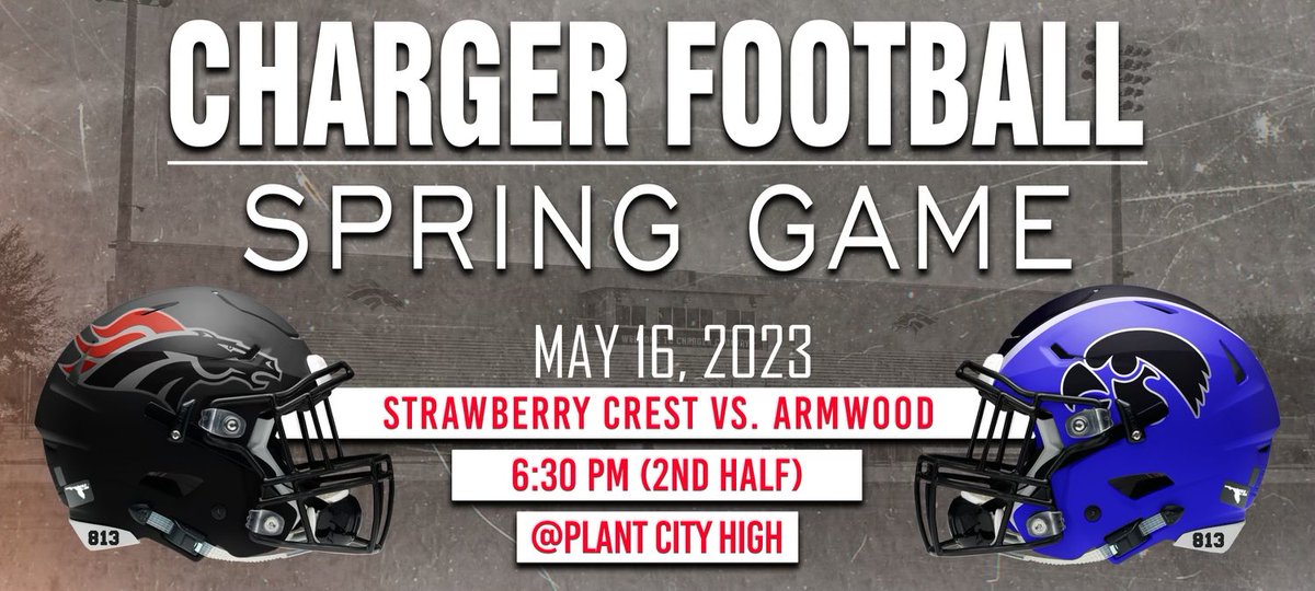 Crest_HSFB's tweet image. Spring game tonight!