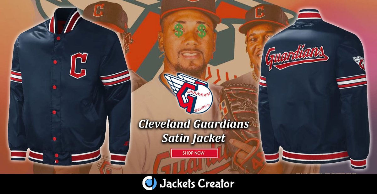 #ClevelandGuardians Midfield Navy Varsity Satin Jacket.
------------------------------------
https://t.co/IDoNiDWhEJ
#OOTD #Fashion #Style #Jacket https://t.co/vj0m4TM4Ya