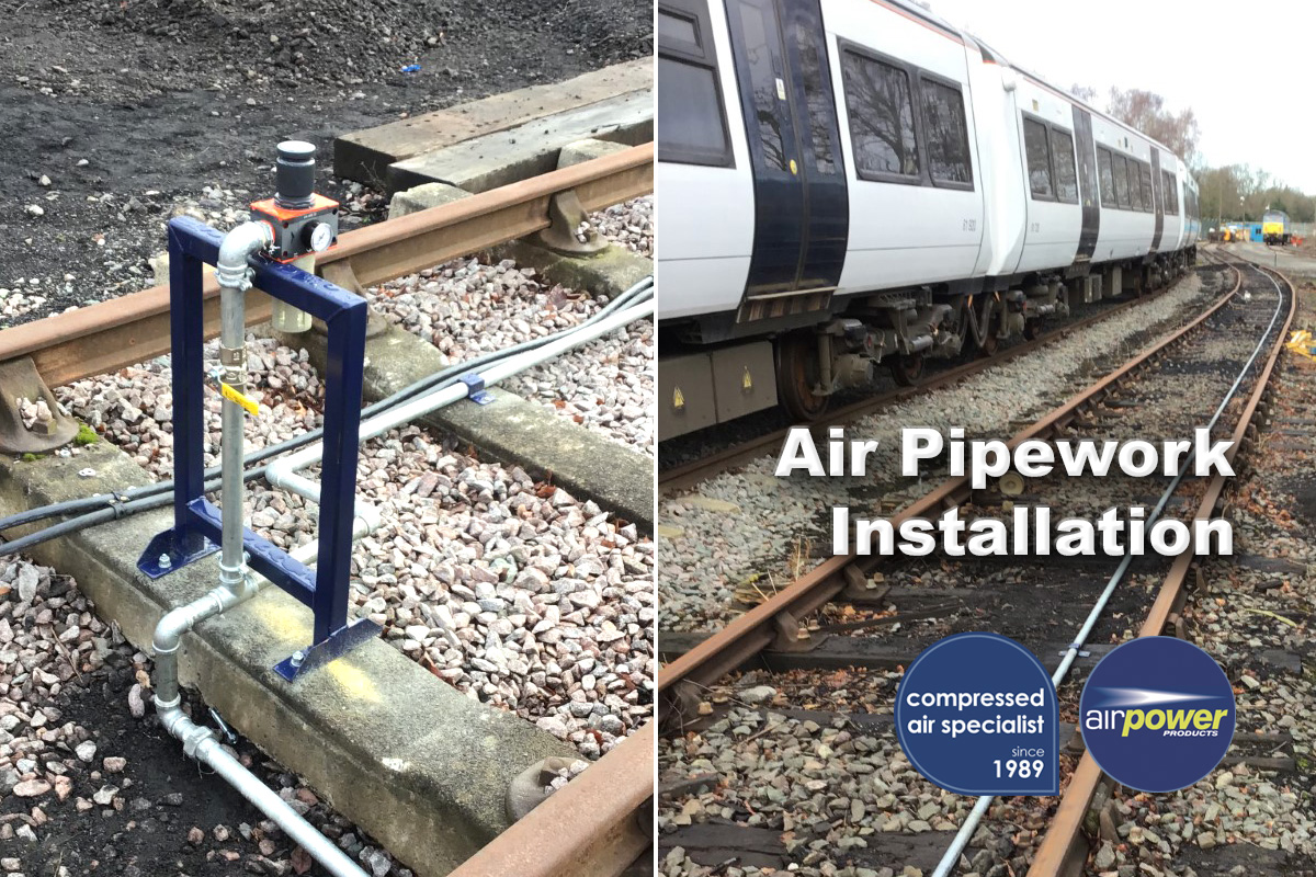 airtoolrepair's tweet photo. Looking for a pipework installer for your air system ? Image is one of our many jobs with a difference, running an pipework direct to the coaches, saving time and effort. https://t.co/pXdOUPaSBj #workshop #factory #pipework #train #trainlines #pipeworkinstallation #compressedair https://t.co/XT3LlVxQsY