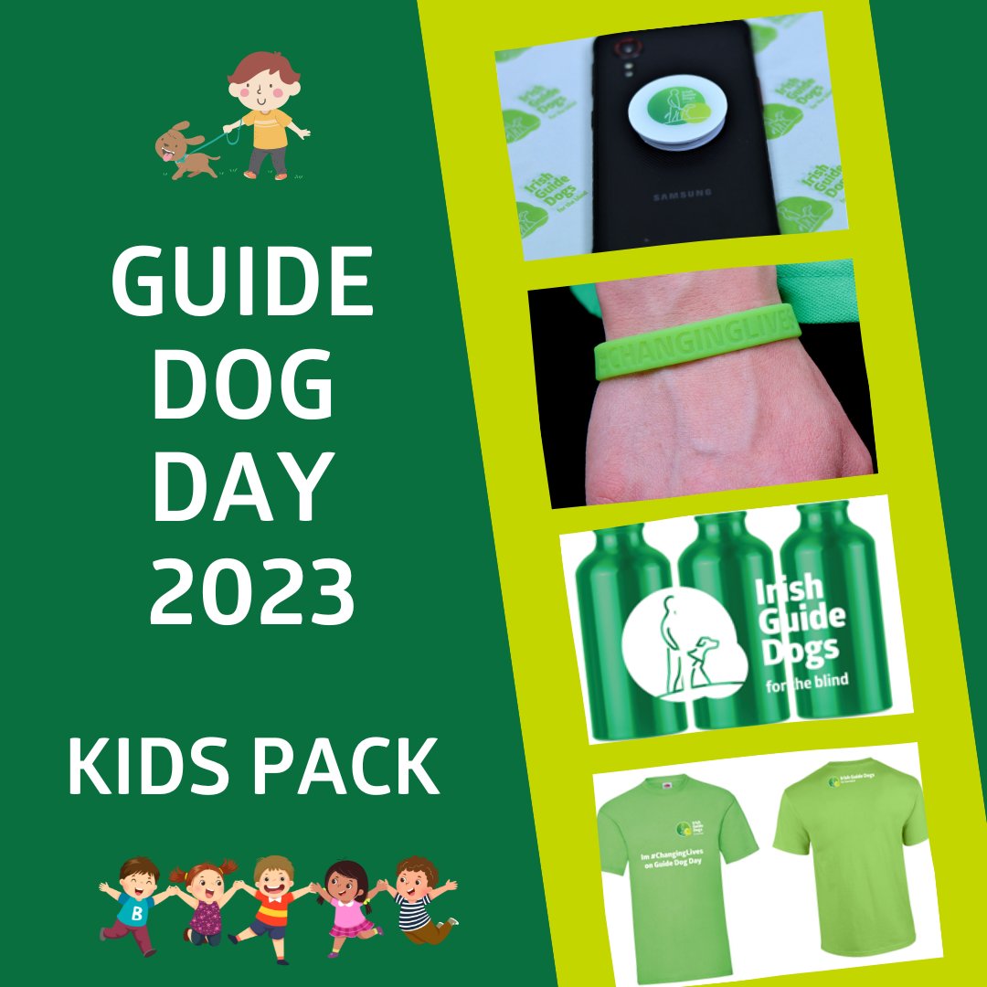irishguidedogs's tweet image. Support Guide Dog Day by picking up a merchandise pack on our website. Adult and kids packs available! &amp;gt; buff.ly/3pido81 

#GDD2023 #GuideDogDay #Walk4GDD #ChangingLives