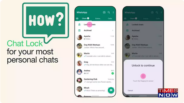 world_dais's tweet photo. With the new #ChatLockFeature on #WhatsApp get ready to shield your secrets with a digital fortress!
#worlddais #Meta #tuesdayvibe
source: Times Now https://t.co/RuR5YvFfoT