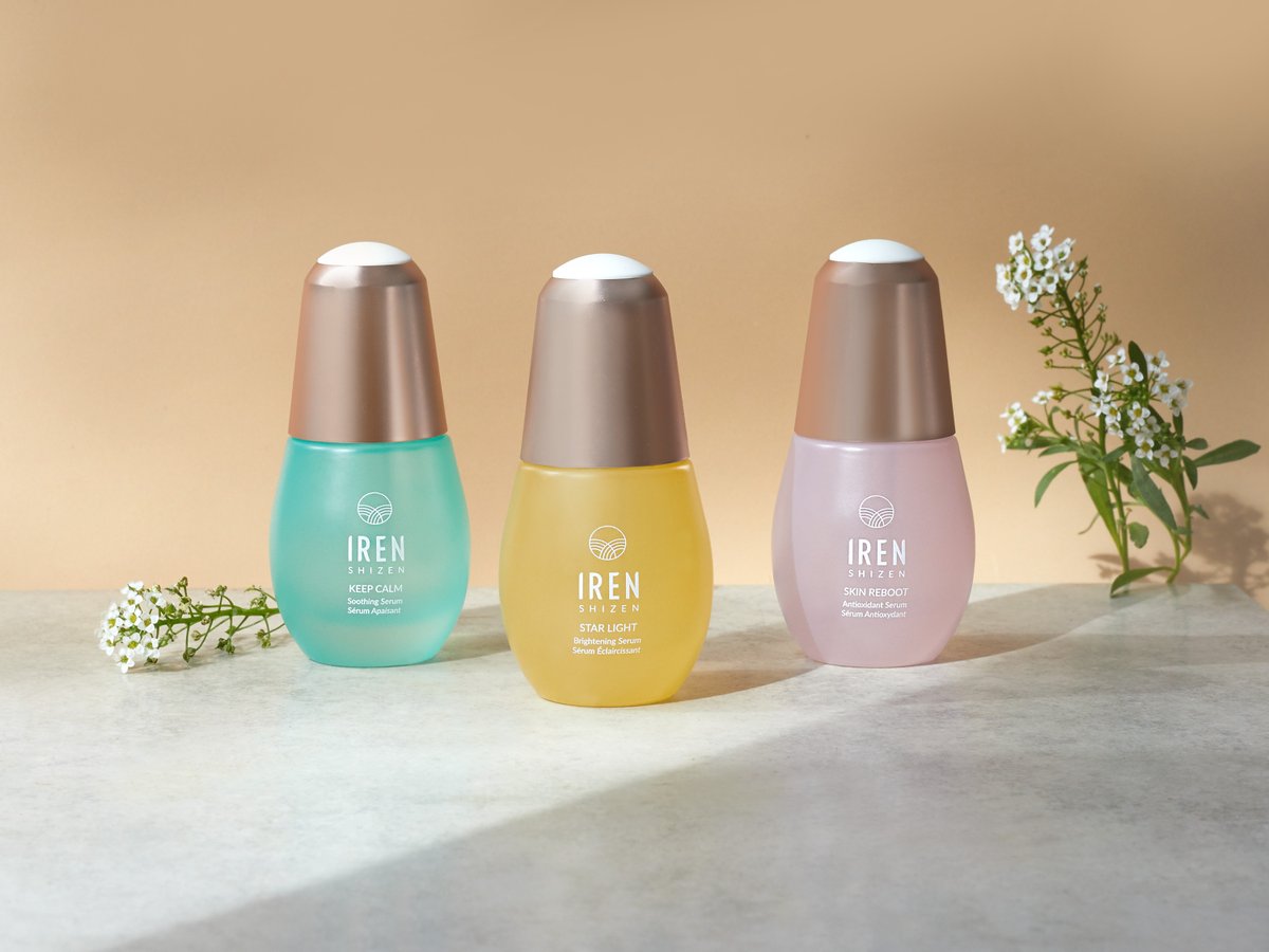 irenshizenfr's tweet photo. En exclusivité pour le printemps, découvrez BLOOM &amp; GLOW. Vous y trouverez l’indémodable Sérum Antioxydant SKIN REBOOT💗, le radieux Sérum Eclaircissant STAR LIGHT💛 et le réconfortant Sérum Apaisant KEEP CALM💚
#irenshizen #serums #cosmetiques #jbeauty #beaute  #soin #selfcare https://t.co/bFpsuJsjDv