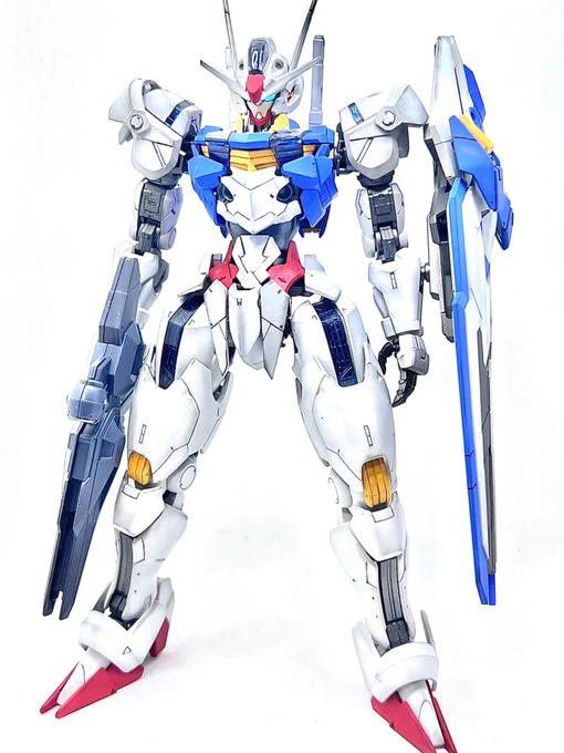 うちの夫が作ったエアリアルとダリルバルデを皆さんに見て欲しいそうなので褒めてあげてください