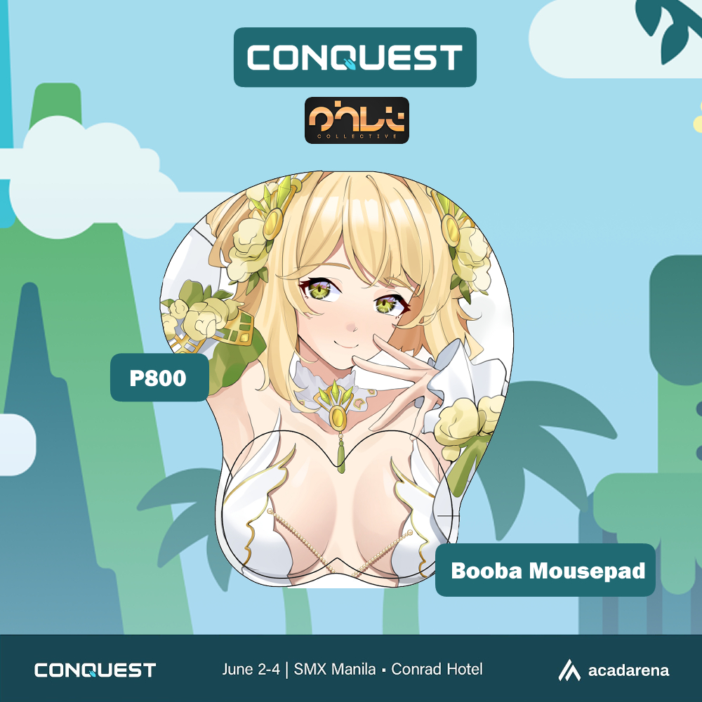 pinyapplepievt's tweet image. ✨CONQUEST MERCH✨

Y&apos;all asked for this 😩 
Pinya Dakimakura and Booba Mousepad, as well as other merch are up for grabs on #CONQuest2023!

Limited stocks only!

This is made possible through @PHVTCollective!
Find them and other PHVTuber merch at Booth O2 💖

#VTuber #PHVTuber