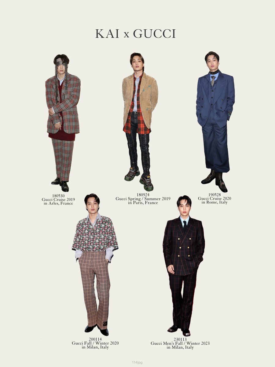 114jpg's tweet photo. Global Brand Ambassador #KAI

#KAIxGUCCI #KAIxGucciCruise24 @gucci https://t.co/aQsSA8EW68