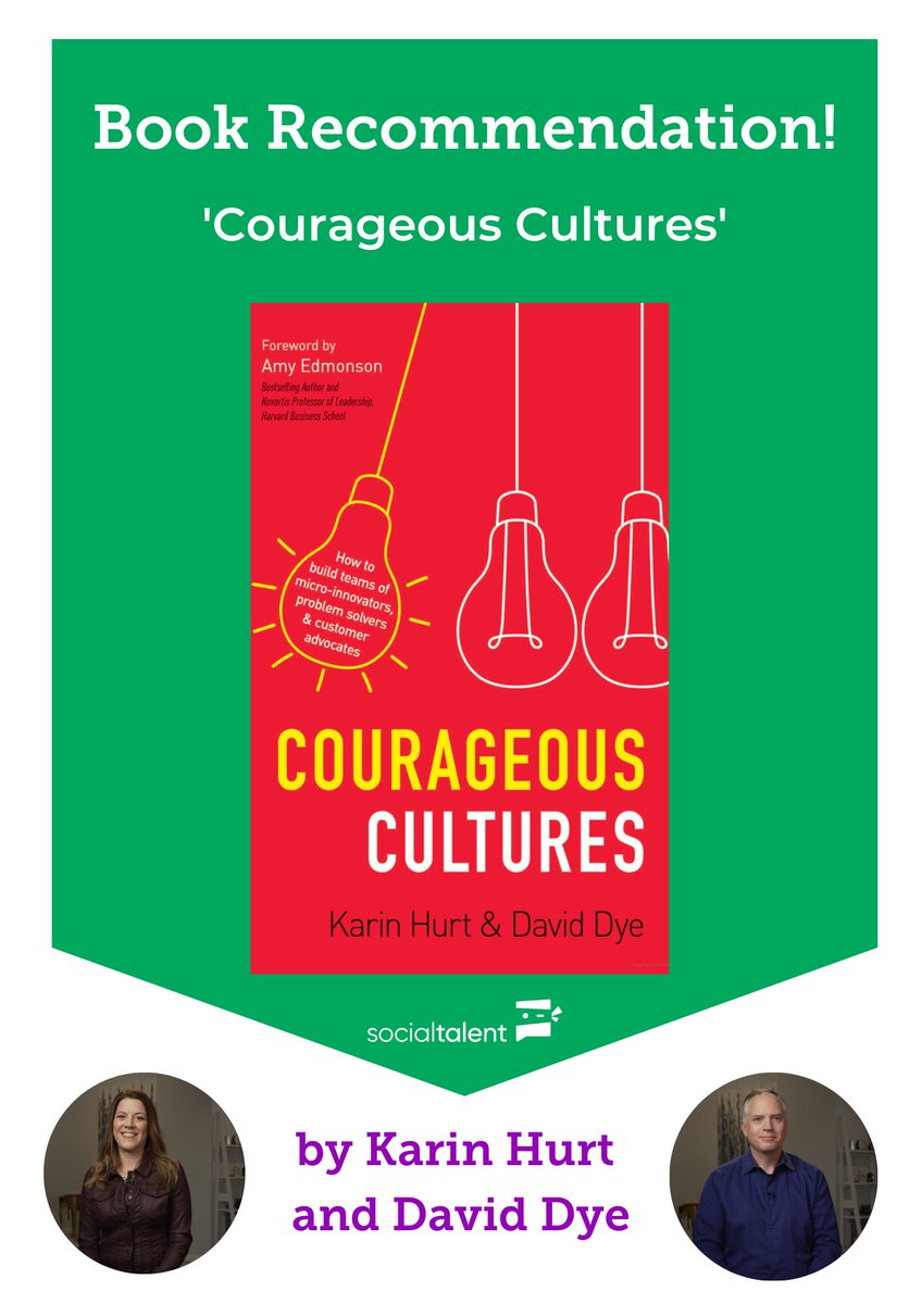 Book Recommendation 📕

Employees don't give up because their input isn’t valued, #companyculture is the culprit!

In this book by <a href="/SocialTalent/">SocialTalent</a> authors <a href="/LetsGrowLeaders/">Let's Grow Leaders</a> (Karin Hurt) and @davidmdye, you can find a road map to build a #highperformance and #highengagement culture.