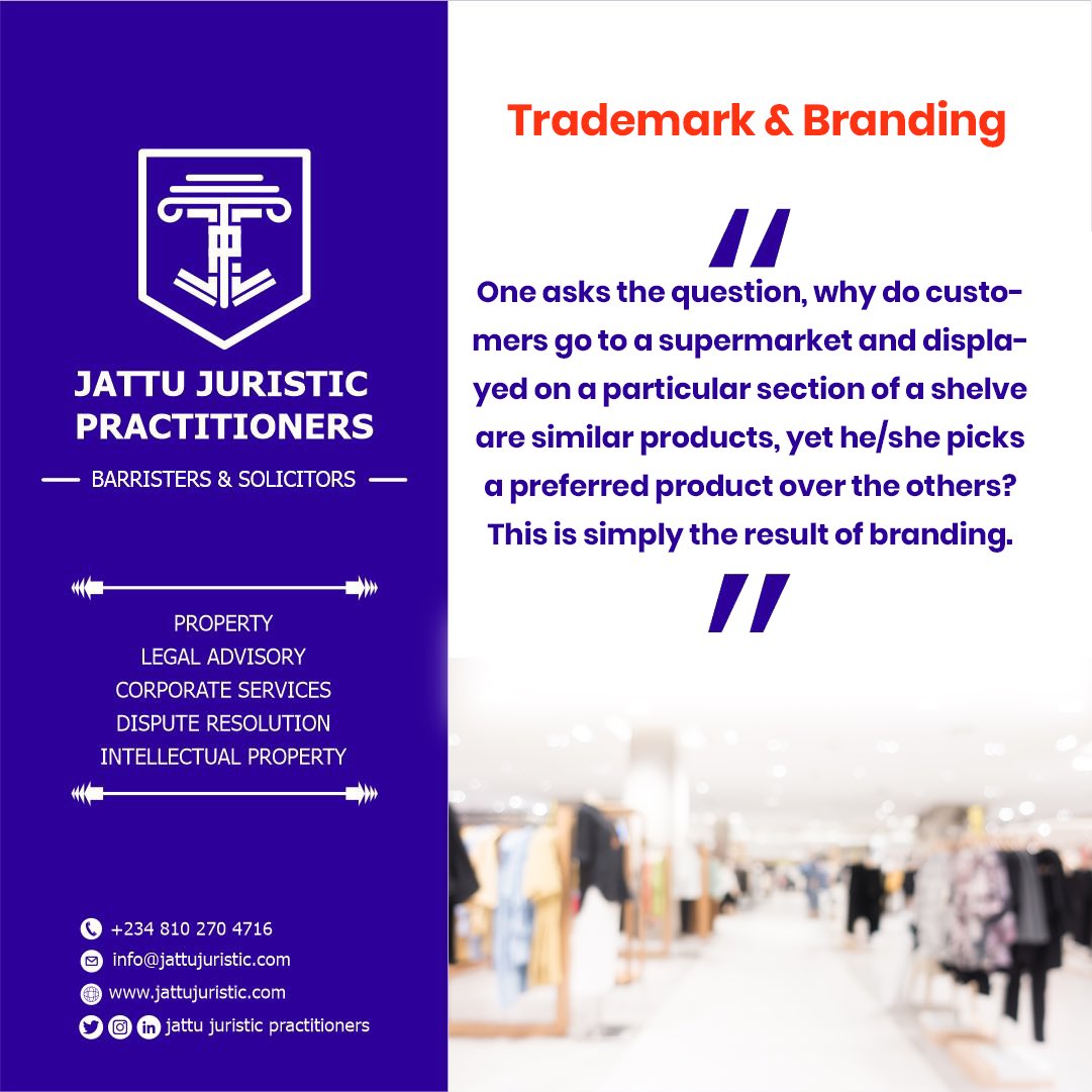 Jattu_Juristic's tweet photo. Trademark and Branding 

#trademark #trademarking #brand #branding #brands #ipl #intellectualproperty 
#intellectualpropertylaw 
Seun Opay   #GuinnessWorldRecord  #100hrs #ipattorney https://t.co/GgBYAcqahB