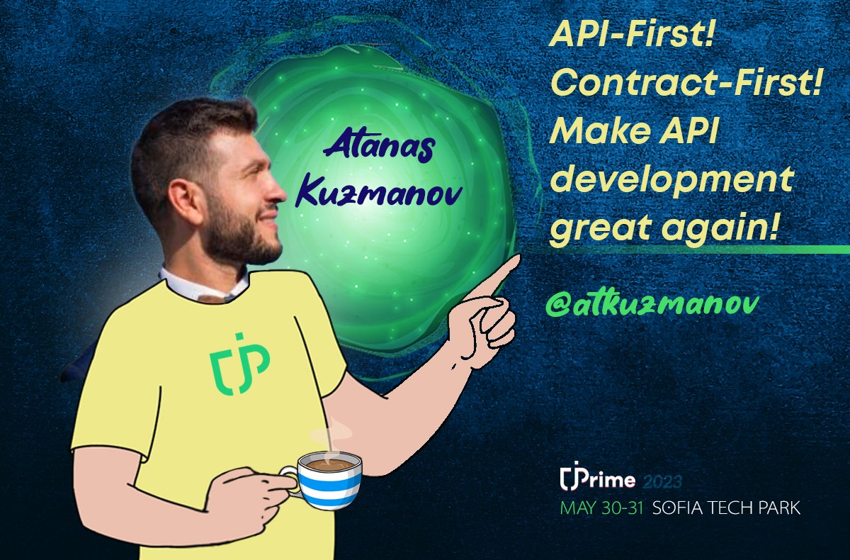jPrimeConf's tweet image. This #jPrime23 we are going about API Development with Atanas Kuzmanov!
Get your pass: jprime.io/tickets