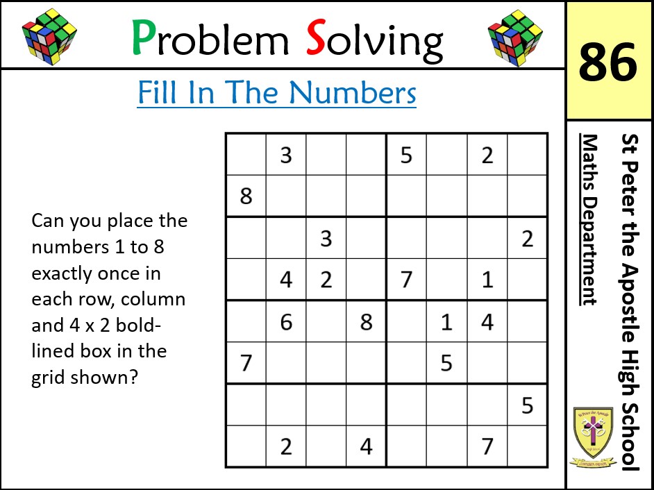 SPTA_Maths's tweet photo. #NationalNumeracyDay problem 7 https://t.co/eeEHZ7sfPz