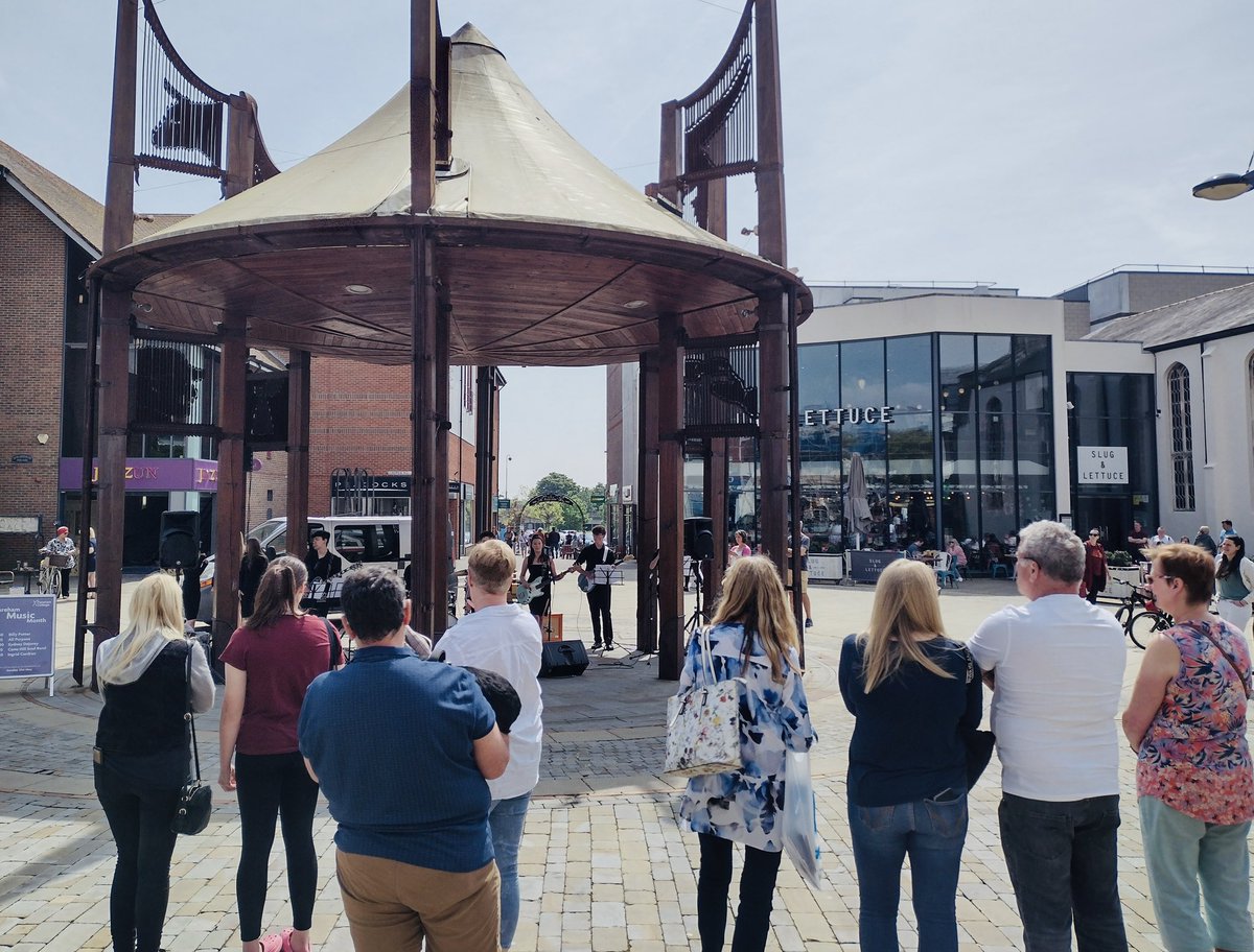 Super proud of the CHS Soul Band who performed this weekend in Fareham High Street. A big thank you to Mr Cole and all the people who came down to support them in the sunshine ☀️ #CamsAndProud #CamsAndSoul