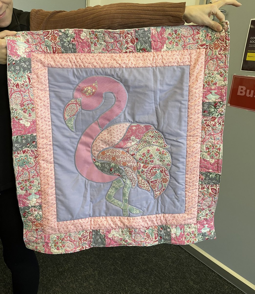 I made this quilt for my daughter’s OT who is off on mat leave. A. success my d has has is 90% bcos of this woman. Phelan-McDermid syndrome makes life hard but this OT makes it better ❤️
#pmsf #22q13 #novita