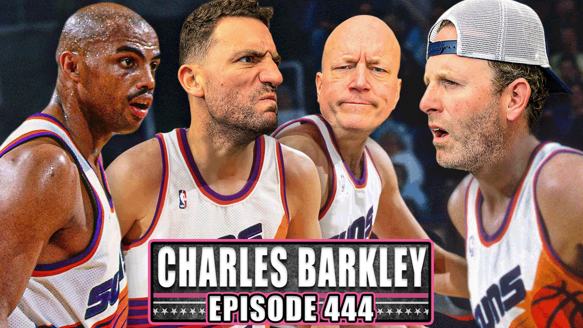 spittinchiclets's tweet image. Spittin' Chiclets Episode 444: Featuring Charles Barkley

- Chuck loves Puck
- Dream Team
- Toronto
- Edmonton
- Conference Finals preview

++ tons more

Presented by @pinkwhitney 

Listen/Watch: linktr.ee/spittinchiclets