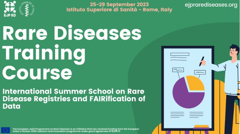 ClaudioCarta_4's tweet photo. Have you registered for the #EJPRD #Course on 
"#RareDisease #Registries &amp; #FAIRification of #data"
Sept 25-29 2023 @istsupsan, #Roma 

Don't miss the opportunity❗️
➡️ https://t.co/cGHsxwyXnl

#malattierare #FAIR #patients #ePAGs #EURORDIS #UNIAMO #datastewards #ERNeu #ICORD https://t.co/nZp9uulKBJ