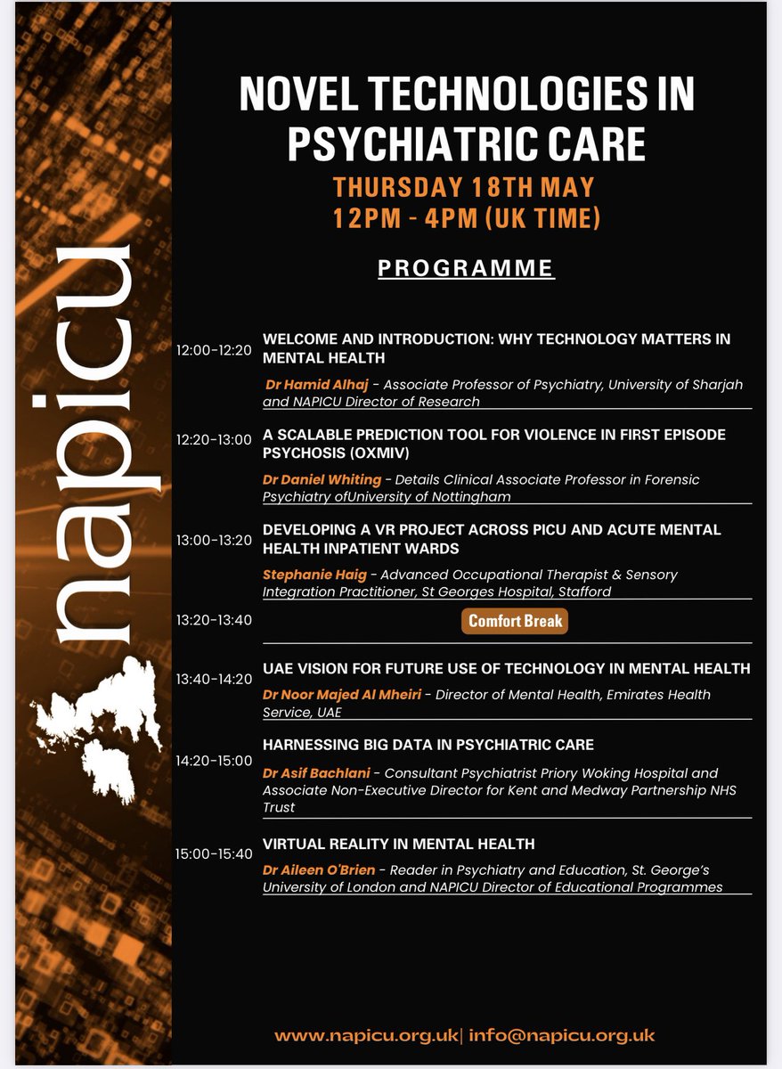 DrHamidAlhaj's tweet photo. Looking forward to this. 
@napicu @aileen191 @Asifmbachlani @Dr_dannywhiting @Splatt_haig https://t.co/aZ1PVTS6ur
