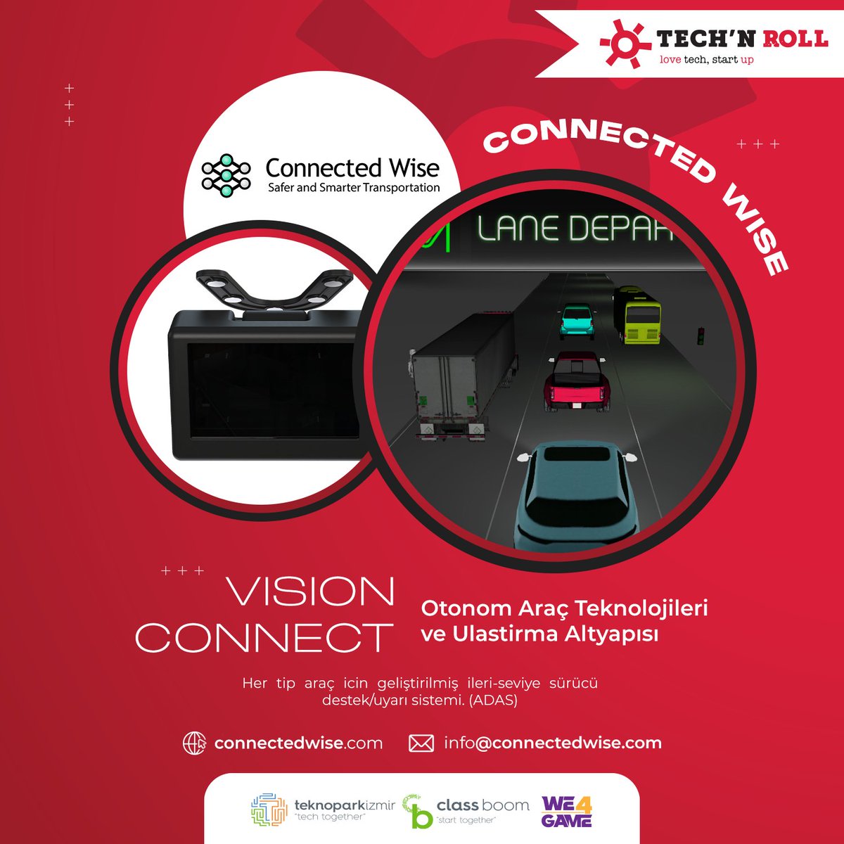 techn_roll's tweet photo. #TechnRoll2023Teknolojileri

🚀 Otonom araç teknolojileri konusunda çalışan Connected Wise @ConnectedWise En İyilerin Sahnesi’nde ✨✨✨

👉Tech'n Roll 2023’ü kaçırmayın! 2 Haziran’da @Teknoparkizmir_ ‘e bekliyoruz.

📍Kaydınızı oluşturmak için: https://t.co/kDuYobk5VL https://t.co/YFO75vO4zT