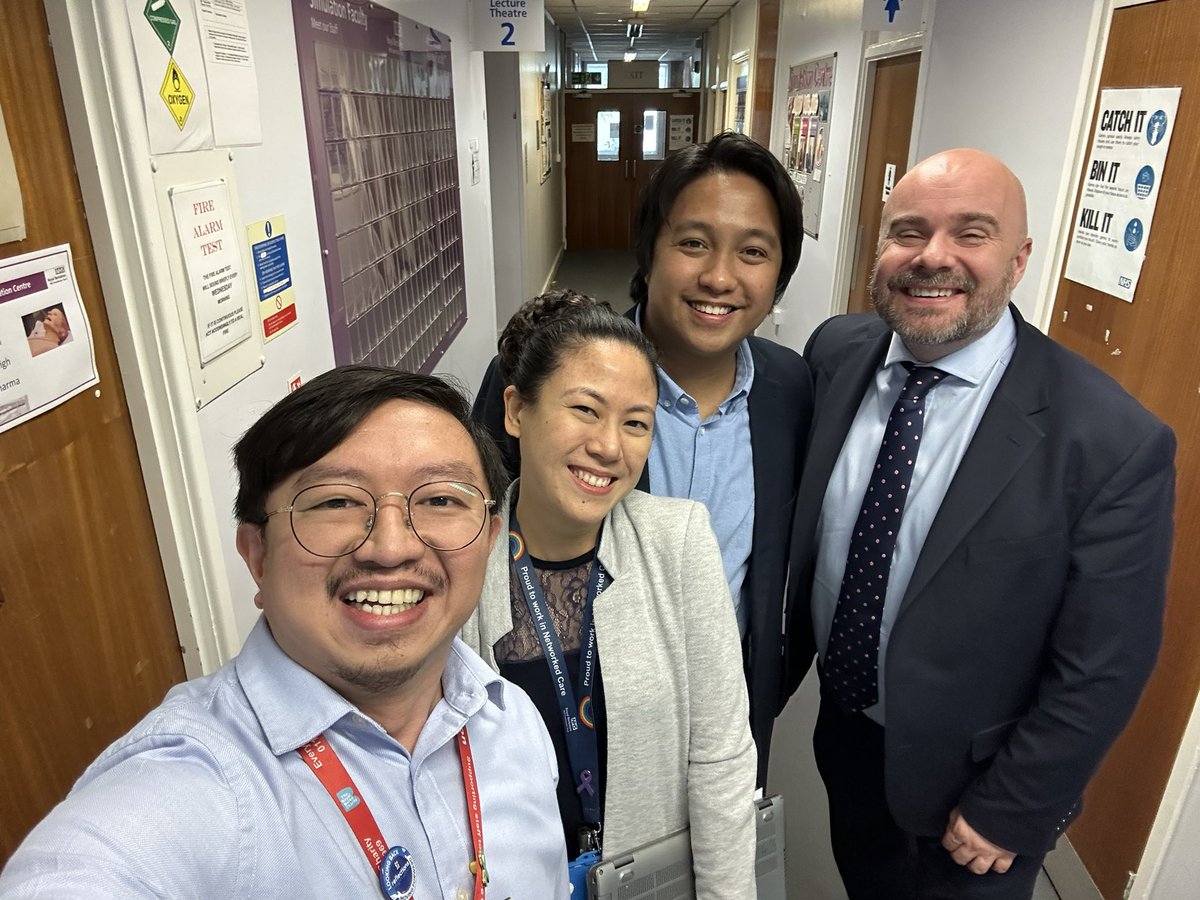 Nice to meet our Deputy CNO for England @duncan_CNSE here in our #NMRBFT23! @RBNHSFT @Bryan_Sulquiano @CherryMonette