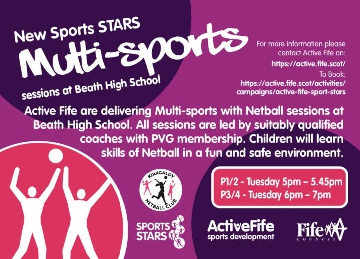 Kdynetballclub's tweet photo. !FUNDAMENTALS/MULTISPORTS ON TONIGHT
TUESDAY'S!

⚪ NURSERY/P1/P2 - 5pm til 5.45pm

⚫ P3/P4 - 6pm til 7pm

All welcome both boys and girls, these sessions will help to build confidence, make new friends and most importantly have FUN!!

SEE BELOW TO BOOK:
 https://t.co/WfpPUv8y8L https://t.co/NjvOU9W887