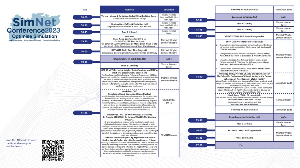 EastSim's tweet photo. The timetable is now live on our website! We look forward to welcoming you on the 23rd and 24th May!
https://t.co/P8TSi71Uvp
#optimisesimulation https://t.co/oUPVmVnHPM