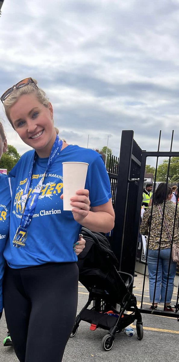 HUGE well done to our Housing Officer Lauren who completed the Rob Burrows Leeds Marathon this weekend, we are all so proud of you 🏃🏼‍♀️🥳👏🏻 <a href="/RiversideUK/">Riverside Group</a>