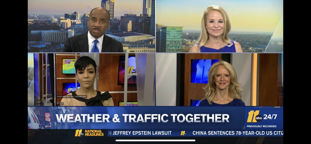 EJVelazquez7's tweet photo. @JohnClarkABC11 Good morning, John! Happy to spend my Tuesday morning with the @ABC11_WTVD crew, keeping me up to the minute before I start work! ☀️⭐️💙☕️ @BGibbsABC11 @kimdeanerabc11 @KweilynM #FirstAlertDay https://t.co/LYrnu0J3bj